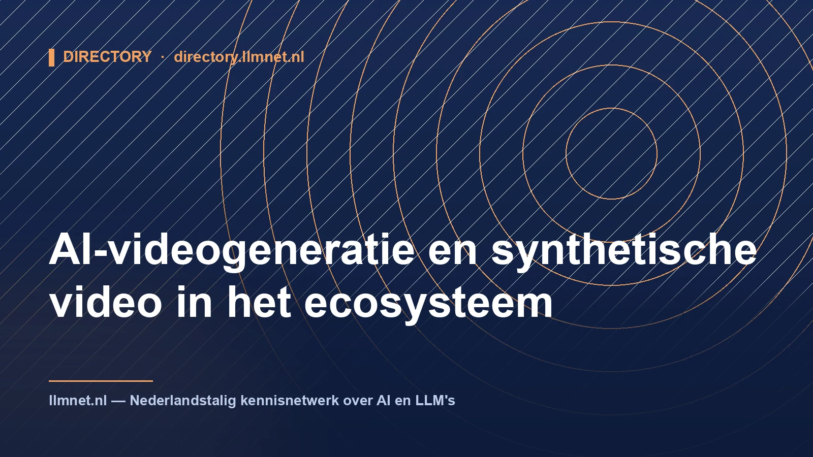 Illustratie: AI-videogeneratie en synthetische video in kaart