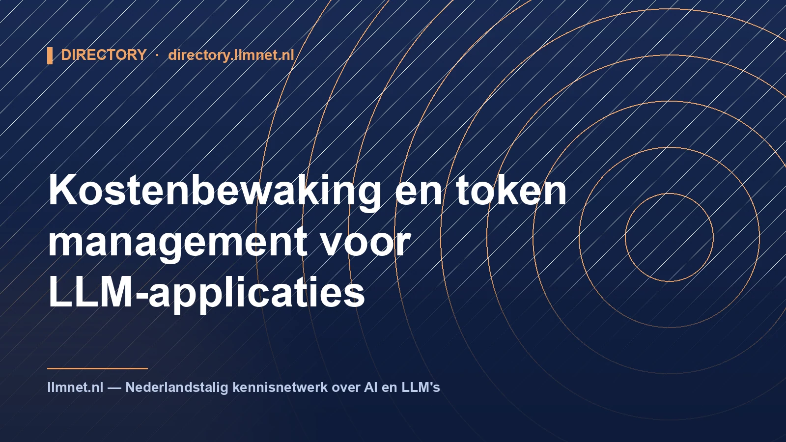Kostenbewaking en token management voor LLM-applicaties